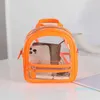 Autumn/Winter Transparent Backpack Waterproof Foreigner Jelly Bag Single Shoulder Crossbody Small Backpack