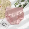 Calcinha feminina sem costura conjunto de calcinha sólida sexy cintura baixa cuecas femininas lingerie renda aparada algodão virilha plus size