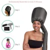 Portable Soft Hair Drying Cap Bonnet Hood Hat Blow Dryer Attachment Curl Tools Gray Dry Hair Cream Cap3010