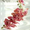 Dekoratif Çiçekler 7/11 Kafalar Yapay Kelebek Orkide Sahte Phalaenopsis Saksı Bitkiler Düğün Çiçek Düzenlemesi Ev Hediyeleri