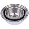 Bowls Set 5 Pcs Sier Stainless Steel Salad Bowl Egg Kitchen Utensils Different Size Drop Delivery Home Garden Dining Bar Dinnerware Dhbxx