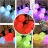 LED Strings Party 5M 8M RGB G40 Bulb Light String LED Decord Decord Fairy Garland Lights Bluetooth App/Remote for Wedder New Year Party HKD230919