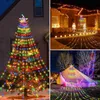 LED Strings Party Christmas LED Star String Lights USB / Bateria Controle Remoto Fairy Garland Light para Navidad Tree Decoration interior Outdoor HKD230919