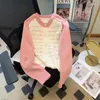 Suéteres de mujer Color-Bloqueado Rayado Punto Cardigan Suéter Mujer Manga larga O-Cuello Prendas de punto 2023 Otoño Invierno Vintage Elegante Elegante