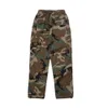 American Military Style Camouflage Overalls med lösa remmar och breda ben, trendiga Multi-Pocket LeggingsXQ94