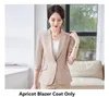 Kvinnors tvådelar Pants Spring Summer Formal Women Business Suit med och jackor Coat Ol Styles Professional Pantsuits Blazers Set Office