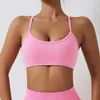 Completo da yoga Wyplosz Crop Top imbottito con spalline sottili Reggiseno intimo Abbigliamento sportivo Donna Palestra Canotta sportiva Corsa Cross Tennis Allenamento femminile