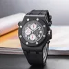 Handledsklockor för män 2023 Nya herrklockor Alla Dial Work Quartz Watch High Quality Top Luxury Brand Chronograph Clock Watch Band AP014