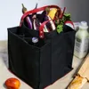 Boodschappentassen 's Market Tote met handvatten 7 zakken Grote utility-tas Zwaar canvas Veganistisch leer 230918