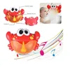 Jouets de bain Crabes à bulles jouet de bain pour bébé drôle enfant en bas âge fabricant de bulles de bain piscine baignoire Machine à savon jouets de salle de bain pour enfants enfants 230919