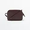 Bolsas de noche MOOQDAAX 2023 Cuero genuino Un hombro Pequeño Cuadrado Salvaje Color Sólido Simple Casual Señoras Bolsa de cámara Crossbody 230919