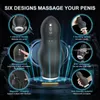 Vuxen massager onanator för män automatisk sugande manlig maskin oral vaginal penis vibrator leksak onani cup cup avsugningar