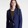 Costume de créateur pour femmes, blazer, veste, manteau, vêtements, printemps, lettres L, haut en V