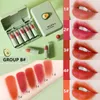 Lipstick 3 Sets/lot Cute 5 Colors Velvet Matte Mini Lipstick Set Makeup Moisturizer Lipstick Long Lasting Waterproof Lip Glaze Cosmetic 230919