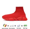 Original Sock Shoes Men Women Speed Trainer Socks Boot Beige Triple Black Balencaiga Graffiti Running Shoe White Blue Red Clear Sole Volt lace-up Sneakers