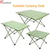 Camp Furniture Folding Camping Table Outdoor BBQ Backpacking Aluminum Alloy Portable Durable Barbecue Desk Furniture Computer Lightweight 230919