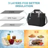 Lunch Bags 15L Portable Thermal Bag Food Box Durable Waterproof Office Cooler Ice Insulated Case Camping Oxford Dinner 230919