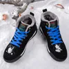 Botlar Susugrace Boyut 48 Kış Kar Botları Erkekler için Peluş Sıcak Açık Dantel Up Erkekler Moda Spor ayakkabıları Sıradan Erkekler Yüksek Pamuk Ayakkabı Kalitesi 230918
