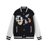 heren jassen designer jassen bomber heren windjack varsity heren honkbal letter LO patchwork lederen tianma borduurwerk streetwear heren jassen