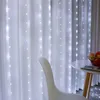 Otro evento Suministros para fiestas Cortina LED Luces de cadena Hada Decoración navideña con control remoto 8 Modo Boda Guirnalda Lámpara 3M para dormitorio Hogar Vacaciones 230919