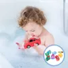 Intelligentiespeelgoed 8 Voertuigbadspeelgoed Water Drijvend Vliegtuig Auto Treinmodel Sneldrogend Bad Kinderkamer voor BabyWillekeurige stijl 230919