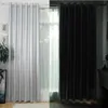 Curtain 1Pc Blackout With Hooks Sun Protection Block Shade Bedroom Insulation Home Decor 230919