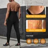 Mäns kroppsformar män kropp shaper bastu bantning byxor termo svett capris buken midja tränare smal fitness leggings ben forma underkläder 230919