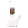 Glass Bong Hookah Glass Water Pipes Beaker Recycler 7,6 tum Bongs Dab Rig Oil Burner Ash Catcher