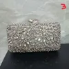 Worki wieczorowe Xiyuan Kryształowe czarne sprzęgło Torebka Kamienie Torebki Torebki Torebka Bridal Crossbody Orange Purse 230918