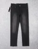 Herbst und Winter Neue Designerjeans Hochwertige komfortable Baumwollbleistifthose Luxusmarke Herren lässige Schwarze Jeans