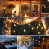 LED STRINGS PARTY 25ft Patio String Light Christmas G40 Globe Festoon Bulb Wedding Decorative Fairy String Light Outdoor Party Gard