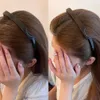 他のサングラスフレームの形状プラスチックヘアバンド女性エレガントなソリッドヘッドバンドの髪を飾るフープファッションアクセサリー230919