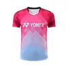 Andere Sportartikel YY Sommer-Badminton-Tennis-T-Shirt mit U-Kragen für Männer und Frauen, Outdoor-Sport, Schweißabsorption, atmungsaktiv, schnell trocknend, 230919