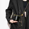 Bolsas de ombro PU couro diamante xadrez mini bolsa em forma de cruz para mulheres com corrente ajustável zíper caixa bolso designer de luxo bolsa de maquiagem de ombro