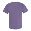 T-shirts pour hommes mode printemps et été décontracté à manches courtes col rond couleur unie petit haut coton lourd hommes grand grand