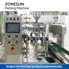 Zonesun تلقائي الحشوة والبذخ المبكرة حقيبة الوقوف Pack Rotary Filler Equipment ZS-BZJ10P