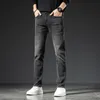 New JEANS chino Pants pant Men's trousers BBicon Stretch Autumn winter close-fitting jeans cotton slacks washed straight business casual Q9569-9