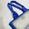 NUOVA borsa da viaggio classica in plastica stile vintage impermeabile per lo shopping, modello di moda, borsa da viaggio da spiaggia, borsa per il lavaggio delle donne, custodia per trucco cosmetico 244d