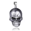 Pendant Necklaces Ancient Sier Skl Necklace Celtic Stainless Steel Skeleton Men Fine Jewelry Drop Delivery Pendants Dhc6X