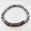 SN0627 Coconut Shell Bracelet Tiger Eye Stone Bracelet Design Chakra Bracelet High Quality Jewelry 295P