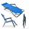 Chaise longue d'extérieur inclinable et pliante, pour plage, soleil, Patio, piscine, pelouse, 281e