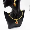 Necklace Earrings Set Pendants African Dubai Gold For Women Items To Nigeria Luxury Quality Wedding Party Gift