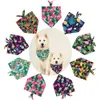 Hundebekleidung 1 Stück bequeme weiche Bandanas für Obstdruck Haustier-Polyester-Zubehör 230915