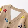 Pullover Boys Girls Autumn Cartoon Christmas Sweater Clothing Children Baby Knitwear Knitted Kids Party Casual Sweaters 26 Years 230918