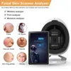 Ferramenta básica de salão de beleza Equipamento de análise de pele 3D Digital Magic Mirror Face Skin Scanner Analisador de pele Máquina facial Ai Smart Facial Scanner Machine