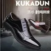 Dress Shoes Chaussures en cuir hommes à lacets chaussures habillées formelles de luxe affaires Oxford mâle bureau robe de mariée chaussures chaussures Mocassin Homme 230918