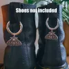 Accessori per parti di scarpe Ciondoli a forma di farfalla e luna Ciondoli per scarpe per stivali Stile punk Consegna a domicilio Otqto