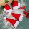 Hair Accessories Cute Christmas Clips Lovely Santa's Hat Hairpin Cosplay Props Headwear Party Ornament Children's