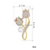 Pins Broschen Kristall Gold Spitze Brosche Pin Business Anzug Tops Cor Perle Strass Blume Für Frauen Männer Mode Schmuck Drop lieferung Dhosf