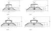 ETL DLC UFO LED High Bay Light 100W 150W 200W 240W LED 산업 조명 LED 차고 전시장 조명 램프 UFO Highbay Light LL